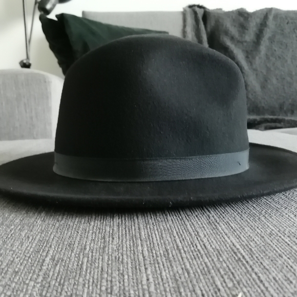 Magill Black Brim Hat Size Large Made in U.S.A - Picture 9 of 9